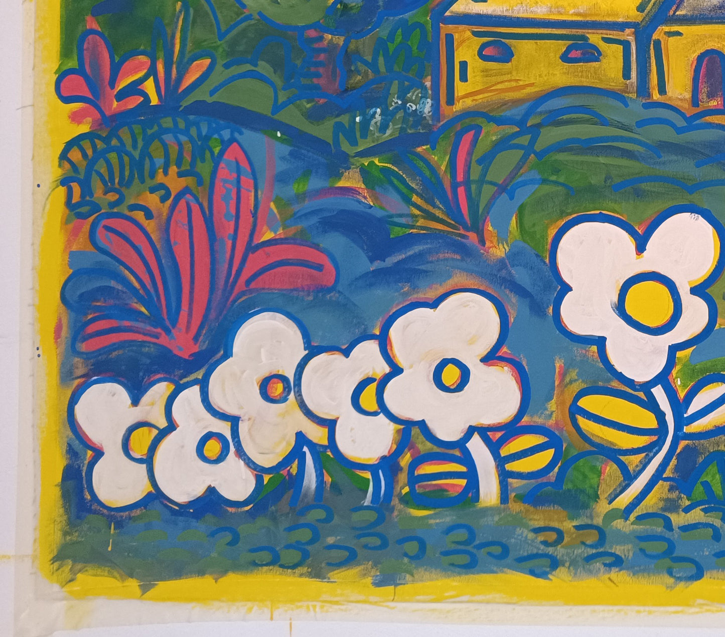 Lo-fi landscape paint