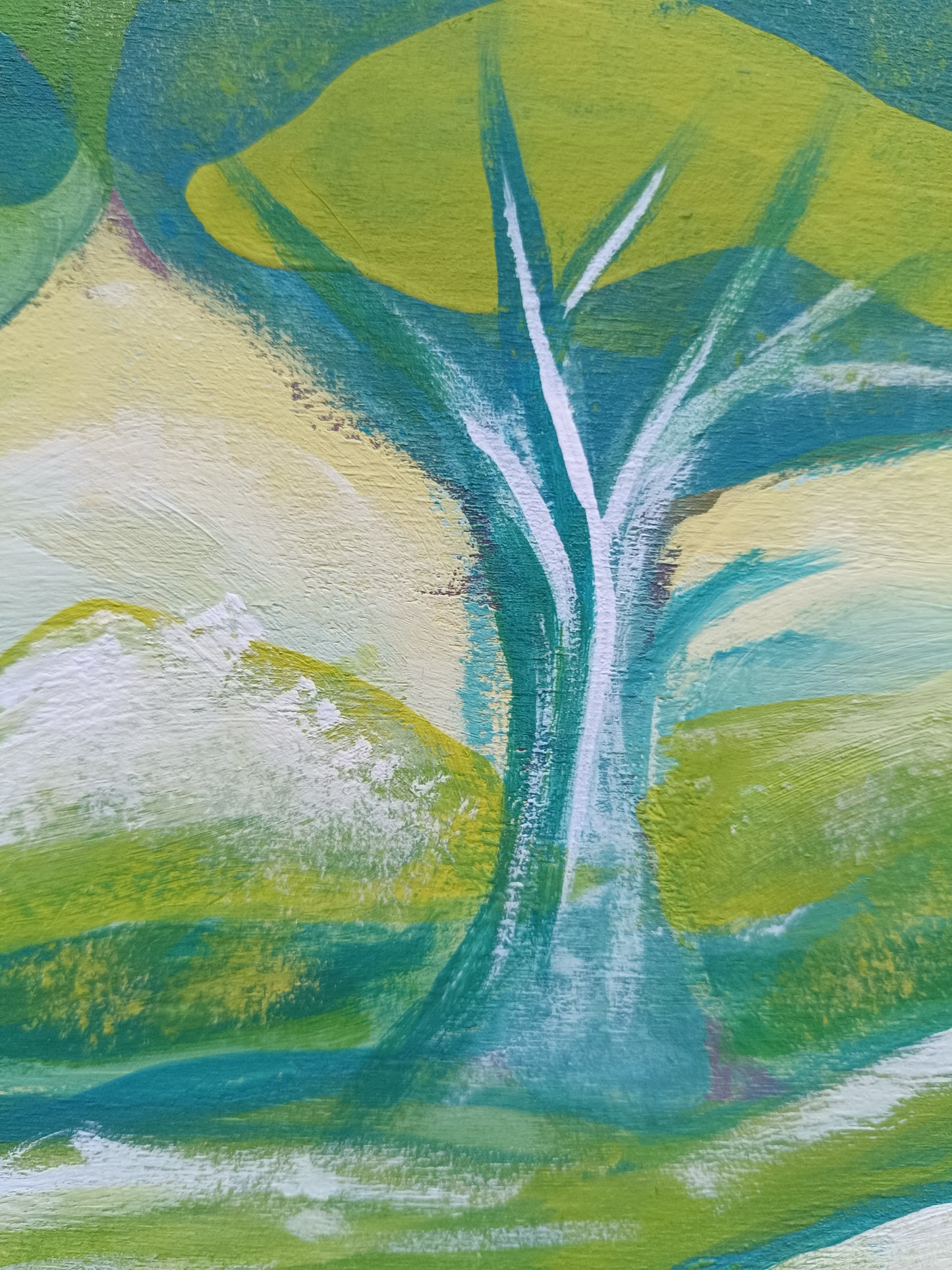 Lo-fi landscape paint