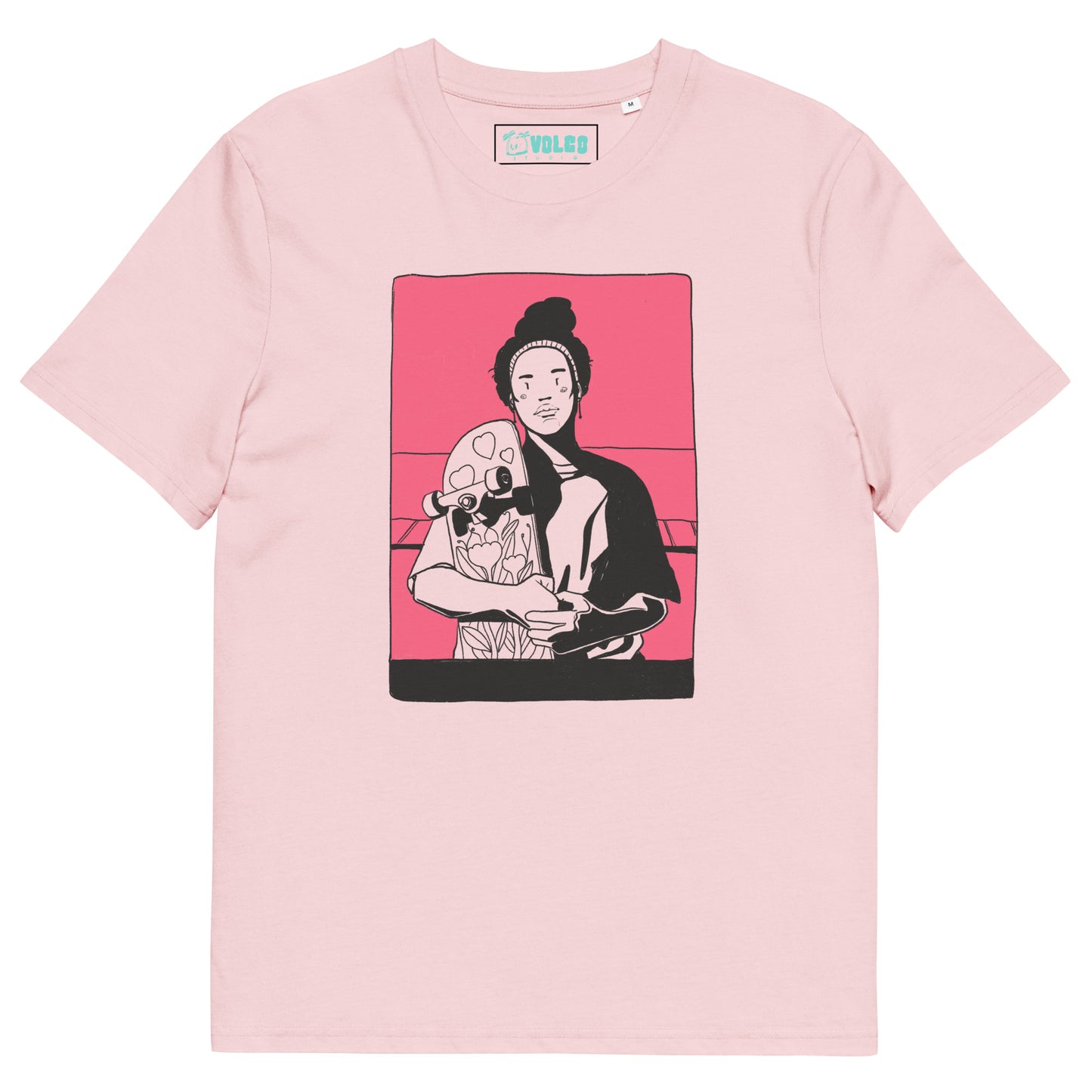 Unisex organic cotton Girl t-shirt