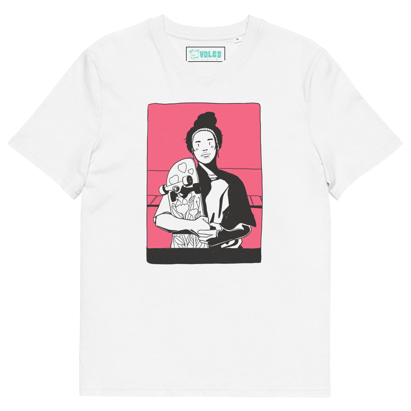 Unisex organic cotton Girl t-shirt